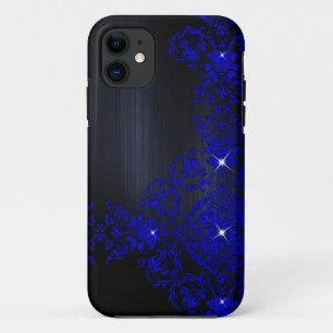 title_seo2 Deep Blue Ornate Damask