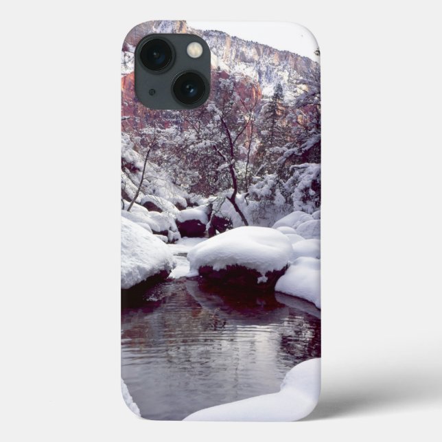 Funda De Case-Mate Para iPhone Deep snow at Middle Emerald Pools (Reverso)