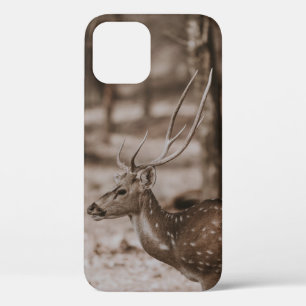 FUNDA PARA iPhone 12 DEER CON ANTLERS