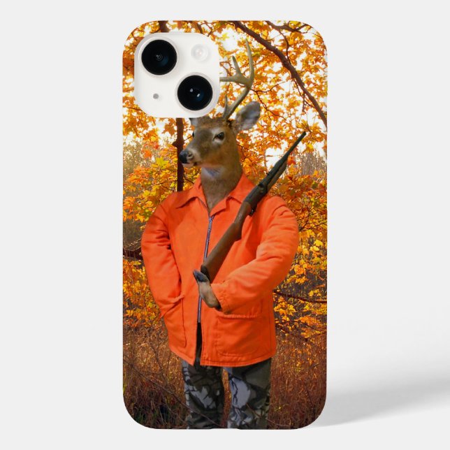 Funda De Case-Mate Para iPhone Deer Hunter En Woods (Reverso )