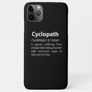 Funda Para iPhone 11 Pro Max Definición de diccionario divertida de Cyclopath