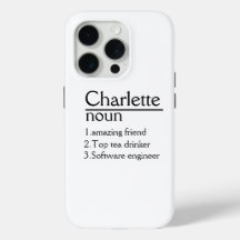 Definición de nombre personalizado iPhone 15 pro F