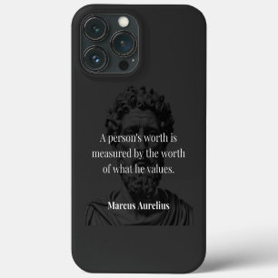 Funda Para iPhone 13 Pro Max Definiendo el valor: Marco Aurelio sobre los valor
