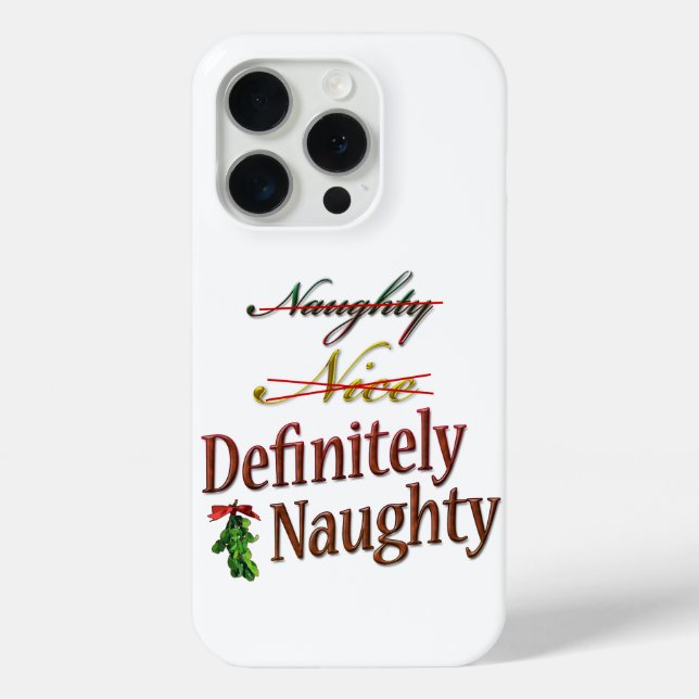 Funda De Case-Mate Para iPhone Definitivamente travieso (Reverso )