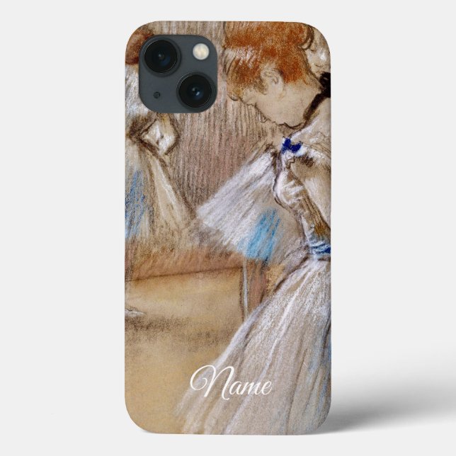Funda De Case-Mate Para iPhone Degas Dancer With Blue Ribbon iPhone / iPad case (Reverso)