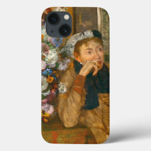 Funda Para iPhone 13 Degas, una mujer sentada al lado de una bolsa de f