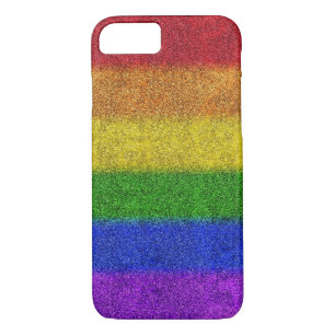 Funda Para iPhone 8/7 Degradado del Purpurina arco iris caído