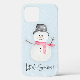 Funda Para iPhone 12 Deja que neve el estuche para iPhone 12