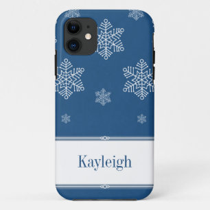 Funda Para iPhone 11 Deja que nieve BT iPhone 5 Funda, azul