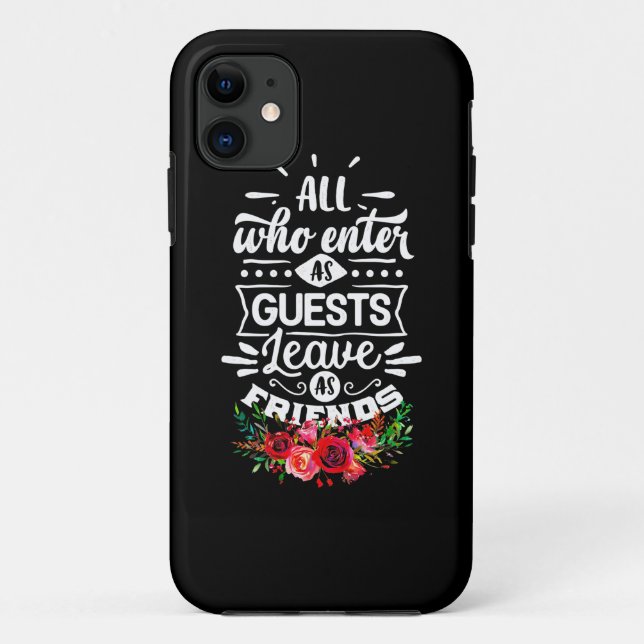 Funda De Case-Mate Para iPhone Dejar como amigos (Reverso)