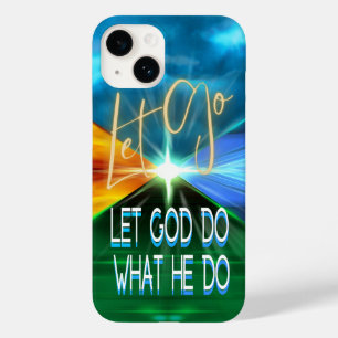 Funda Para iPhone 14 De Case-Mate Dejar Que Dios Haga Lo Que Haga