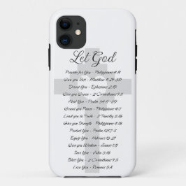 Funda Para iPhone 11 Dejemos que la escritura de Dios sea inspiración