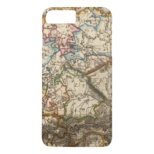 Funda De Case-Mate Para iPhone Del este - mapa europeo (Reverso)