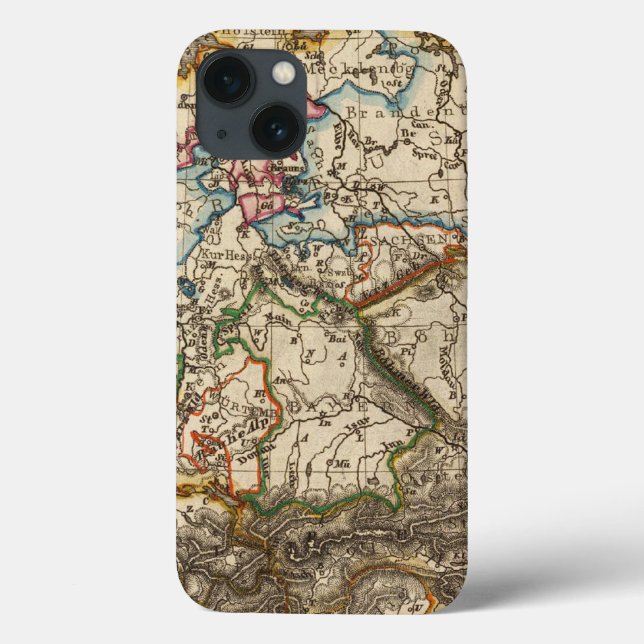 Funda De Case-Mate Para iPhone Del este - mapa europeo (Reverso)