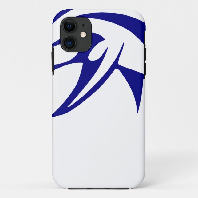 Funda De Case-Mate Para iPhone Delfín azul (Reverso)