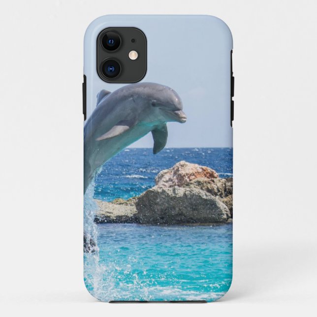 Funda De Case-Mate Para iPhone Delfín de Bottlenose (Reverso)