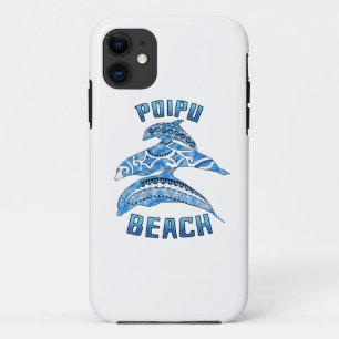 Funda Para iPhone 11 Delfines tribales de vacaciones en Hawái de Poipu