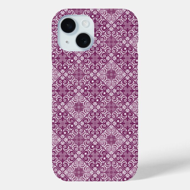 Funda De Case-Mate Para iPhone Delft tile ethnic national Dutch pattern   (Reverso )