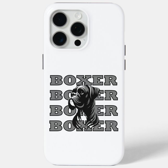 Funda De Case-Mate Para iPhone Delicia de Perro Boxer (Reverso )