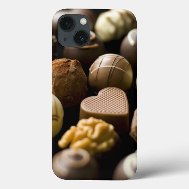 Funda De Case-Mate Para iPhone Deliciosas pralinas de chocolate (Reverso)