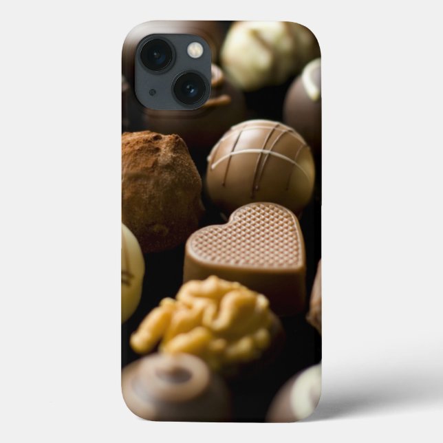 Funda De Case-Mate Para iPhone Deliciosas pralinas de chocolate (Reverso)