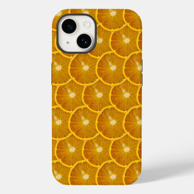 FUNDA DE Case-Mate PARA iPhone DELICIOSO NARANJA SLICE (Reverso )