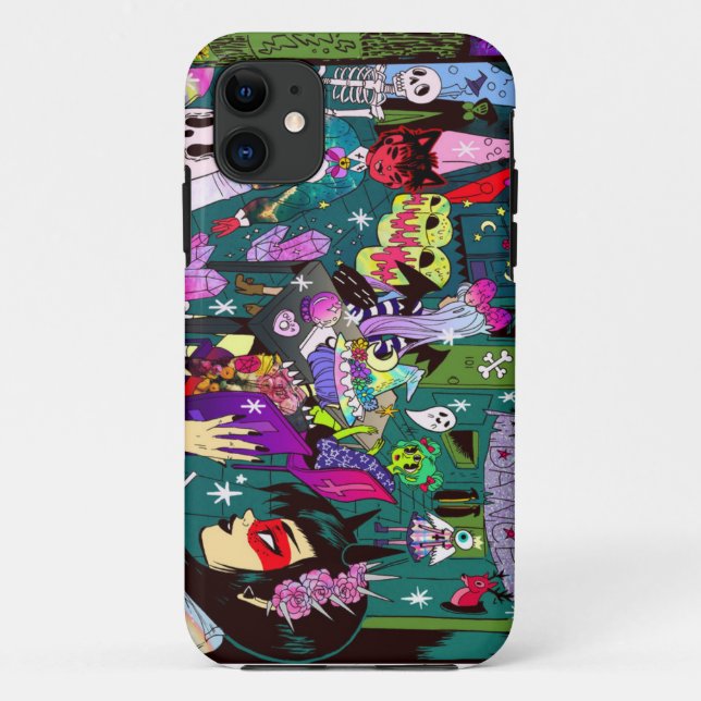 Funda De Case-Mate Para iPhone Delirio del infierno (Reverso)