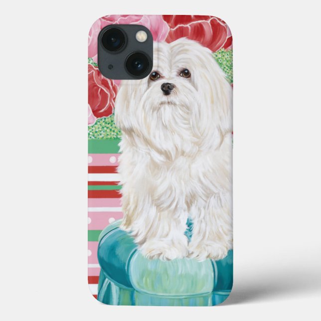 Funda De Case-Mate Para iPhone Della Rosa Maltese (Reverso)