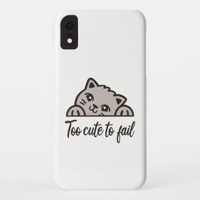 Funda De Case-Mate Para iPhone Demasiado lindo para fallar (Reverso)