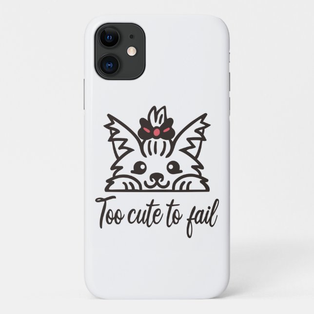 Funda De Case-Mate Para iPhone Demasiado lindo para fallar (Reverso)