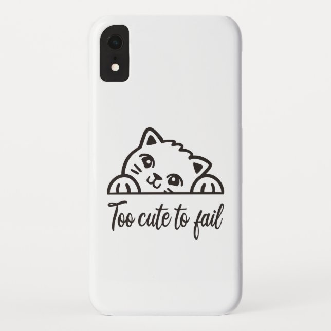 Funda De Case-Mate Para iPhone Demasiado lindo para fallar (Reverso)