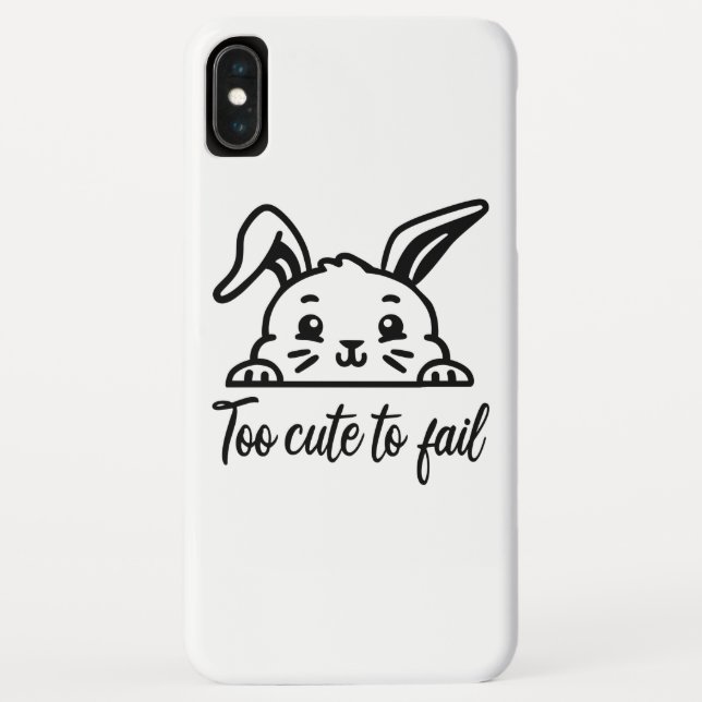 Funda De Case-Mate Para iPhone Demasiado lindo para fallar (Reverso)