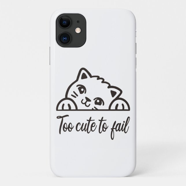 Funda De Case-Mate Para iPhone Demasiado lindo para fallar (Reverso)