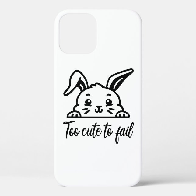 Funda De Case-Mate Para iPhone Demasiado lindo para fallar (Reverso )