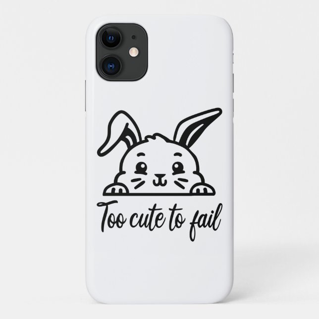 Funda De Case-Mate Para iPhone Demasiado lindo para fallar (Reverso)