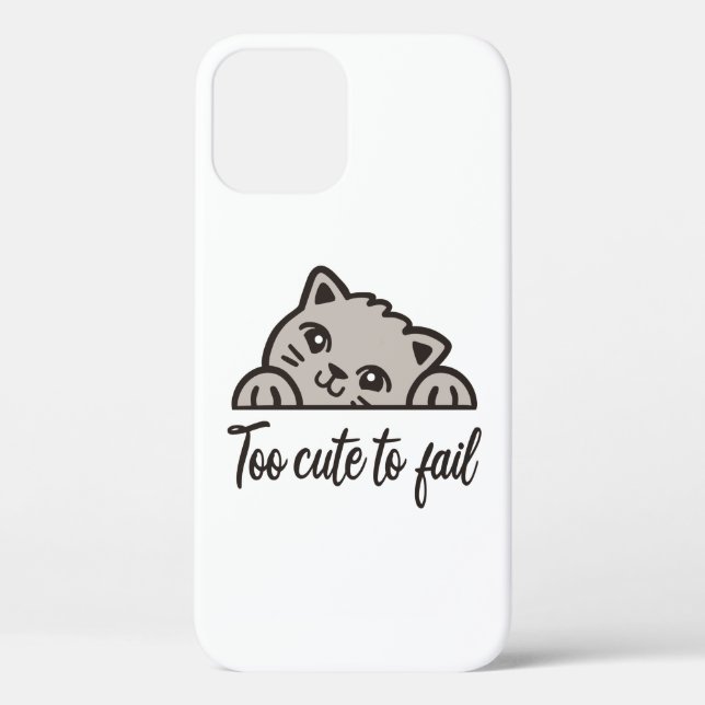 Funda De Case-Mate Para iPhone Demasiado lindo para fallar (Reverso )
