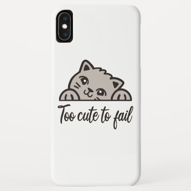 Funda De Case-Mate Para iPhone Demasiado lindo para fallar (Reverso)