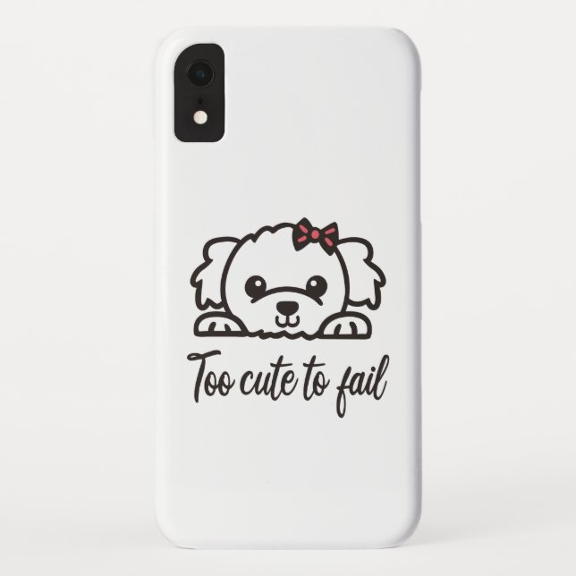 Funda De Case-Mate Para iPhone Demasiado lindo para fallar(4) (Reverso)