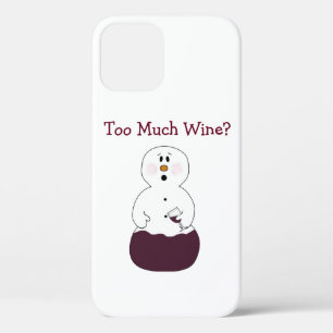 Funda Para iPhone 12 Demasiado vino