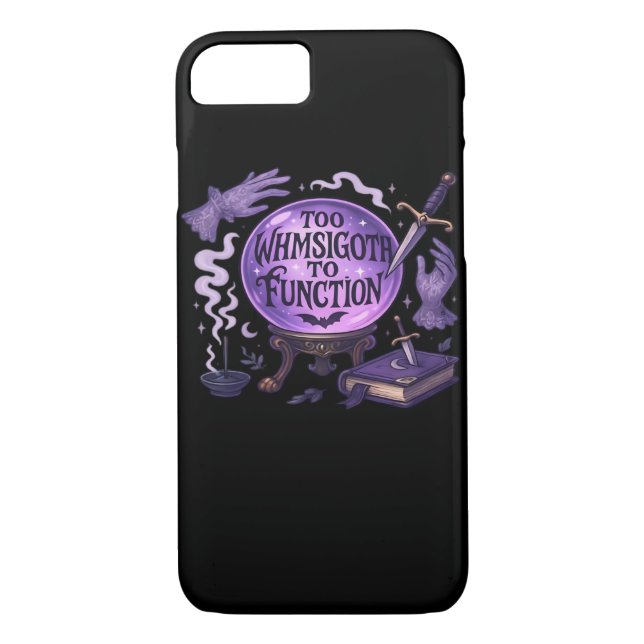 Funda De Case-Mate Para iPhone Demasiado Whimsigoth Para Funcionar (Reverso)