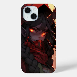 Funda Para iPhone 15 Demon Chica Anime
