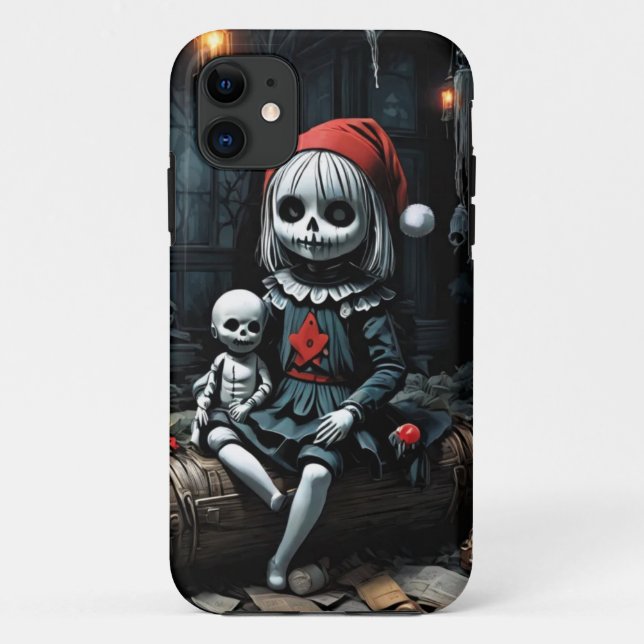 Funda De Case-Mate Para iPhone Demon para Navidades (Reverso)