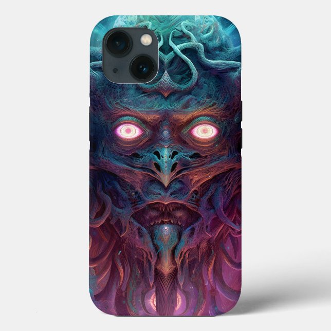 Funda De Case-Mate Para iPhone Demon Surreal Dark Fantasy Art (Reverso )