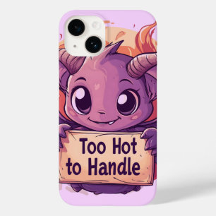 Funda Para iPhone 14 De Case-Mate Demonio Adorable Sosteniendo un Letrero de "Demasi