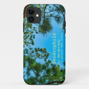 Funda Para iPhone 11 "Dendrófilo" significado color de texto personaliz