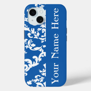 title_seo2 Denim Blue Bold Damask con el nombre @ Emporiomoff