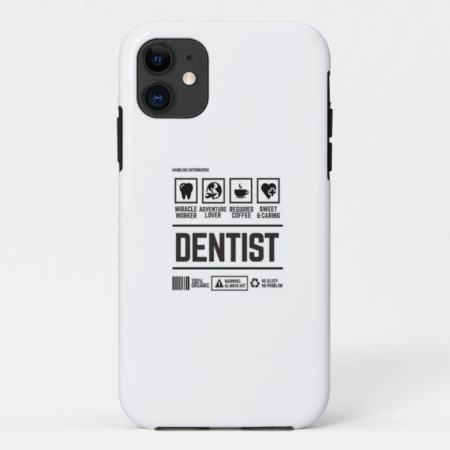 Funda De Case-Mate Para iPhone dentista (Reverso)