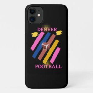 Funda Para iPhone 11 Denver Broncos y camiseta de fútbol camiseta clási