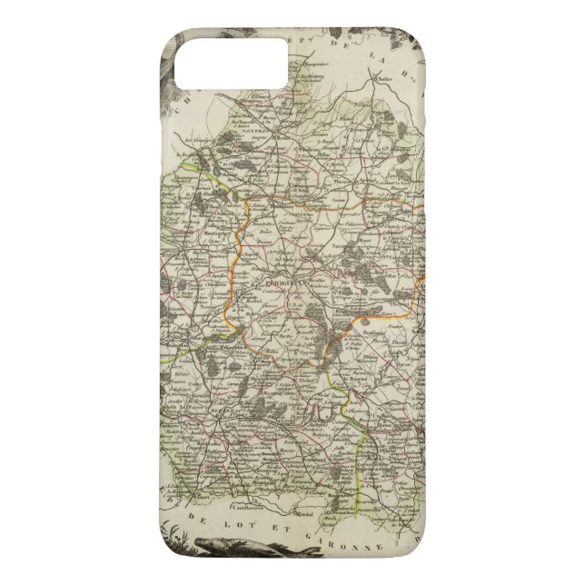 Funda De Case-Mate Para iPhone Departamento cualquier Dordeogne (Reverso)