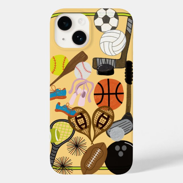 Funda De Case-Mate Para iPhone Deportes (Reverso )